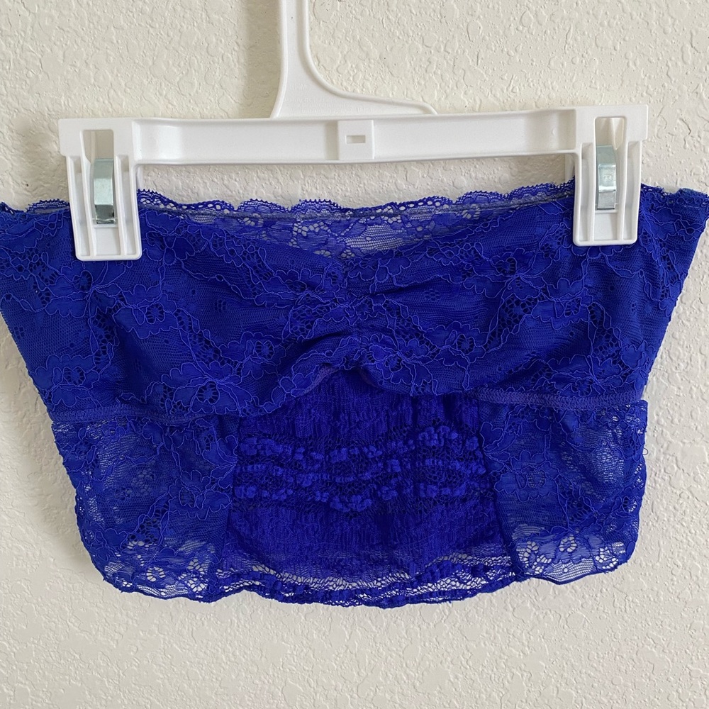 super nice quality blue bralette and sports bra